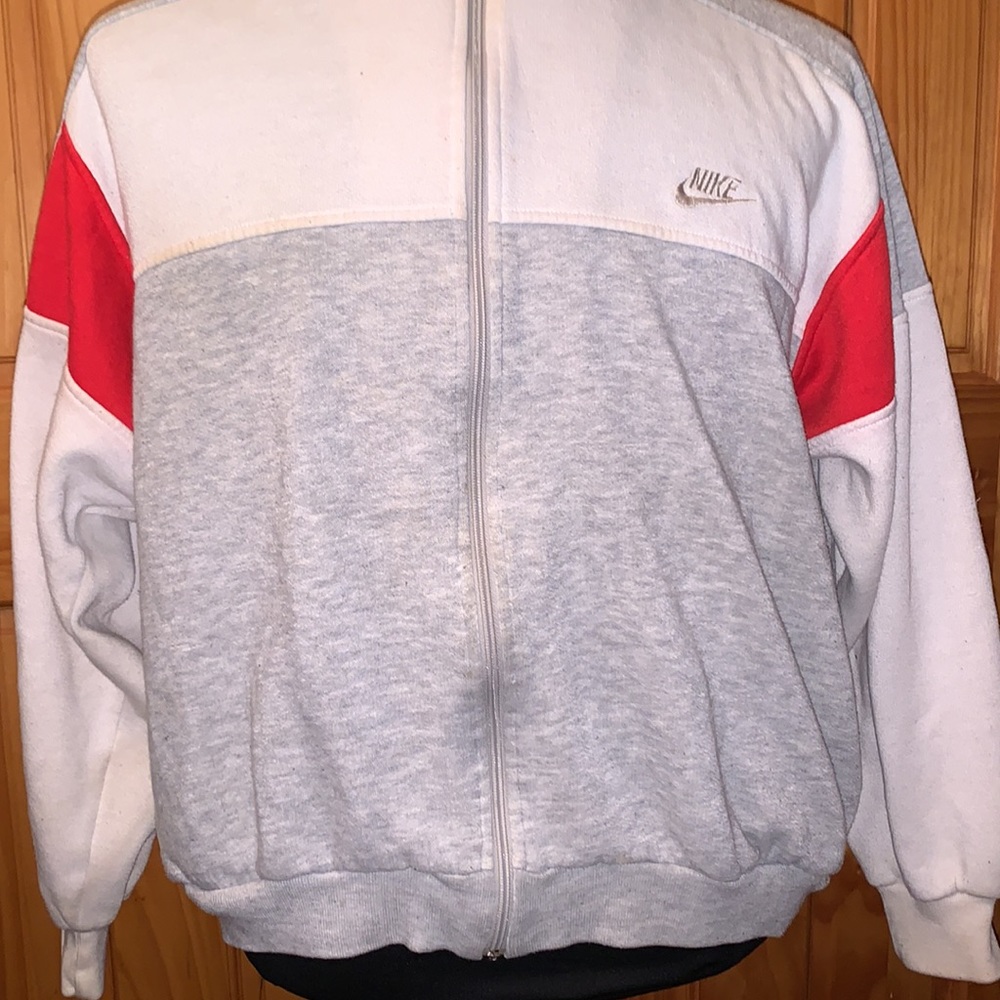 (EXTREMELY RARE 1987-1994 RED LABEL GREY TAG) Vintage Nike Jacket - Picture 4 of 8